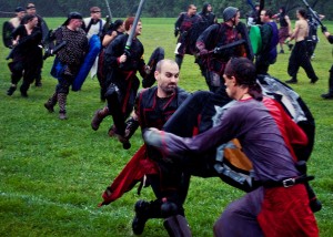 larp rain battle larp battle