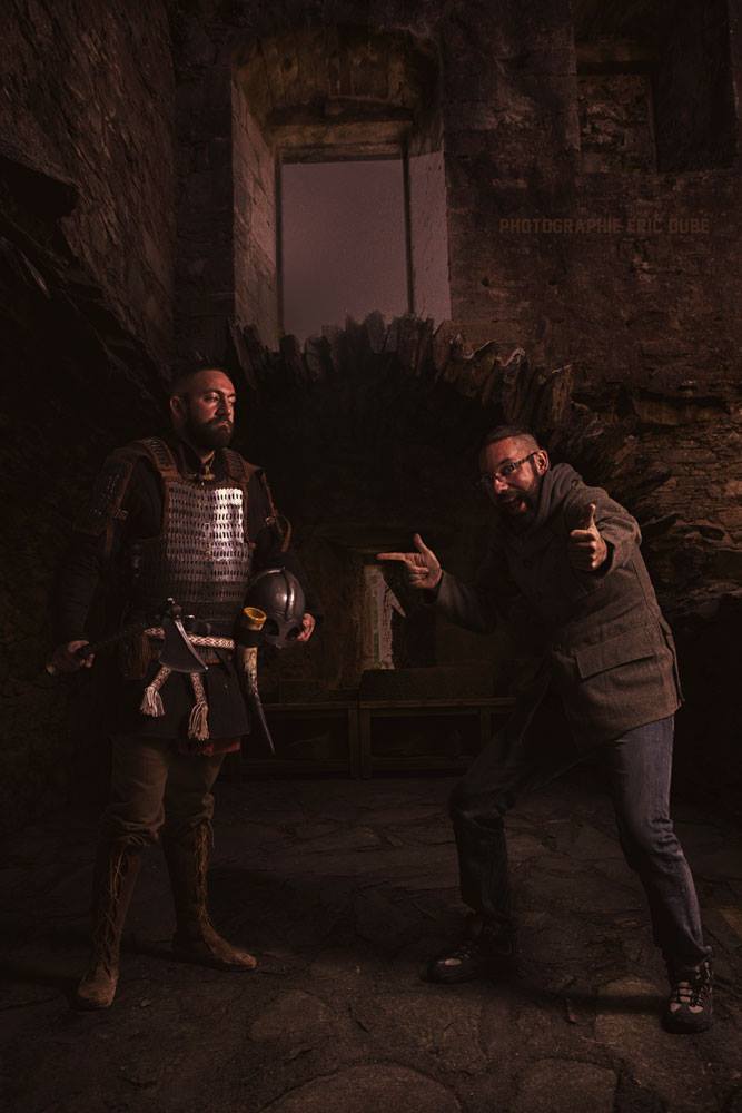 a guy and his larp character